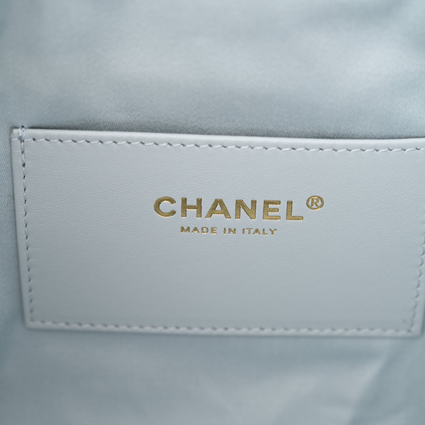 Caviar Quilted Small Chanel 25 Handbag Light Blue