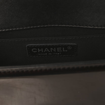 Chanel Patent Calfskin Quilted Small Boy Flap Burgundy 6 of 10