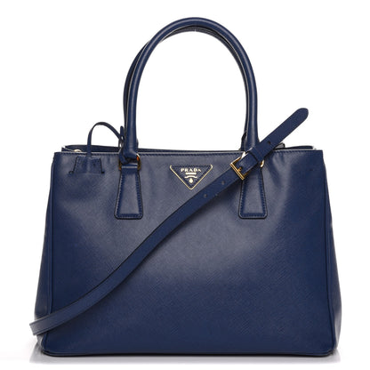 Prada Saffiano Lux Medium Tote Bluette 1 of 10