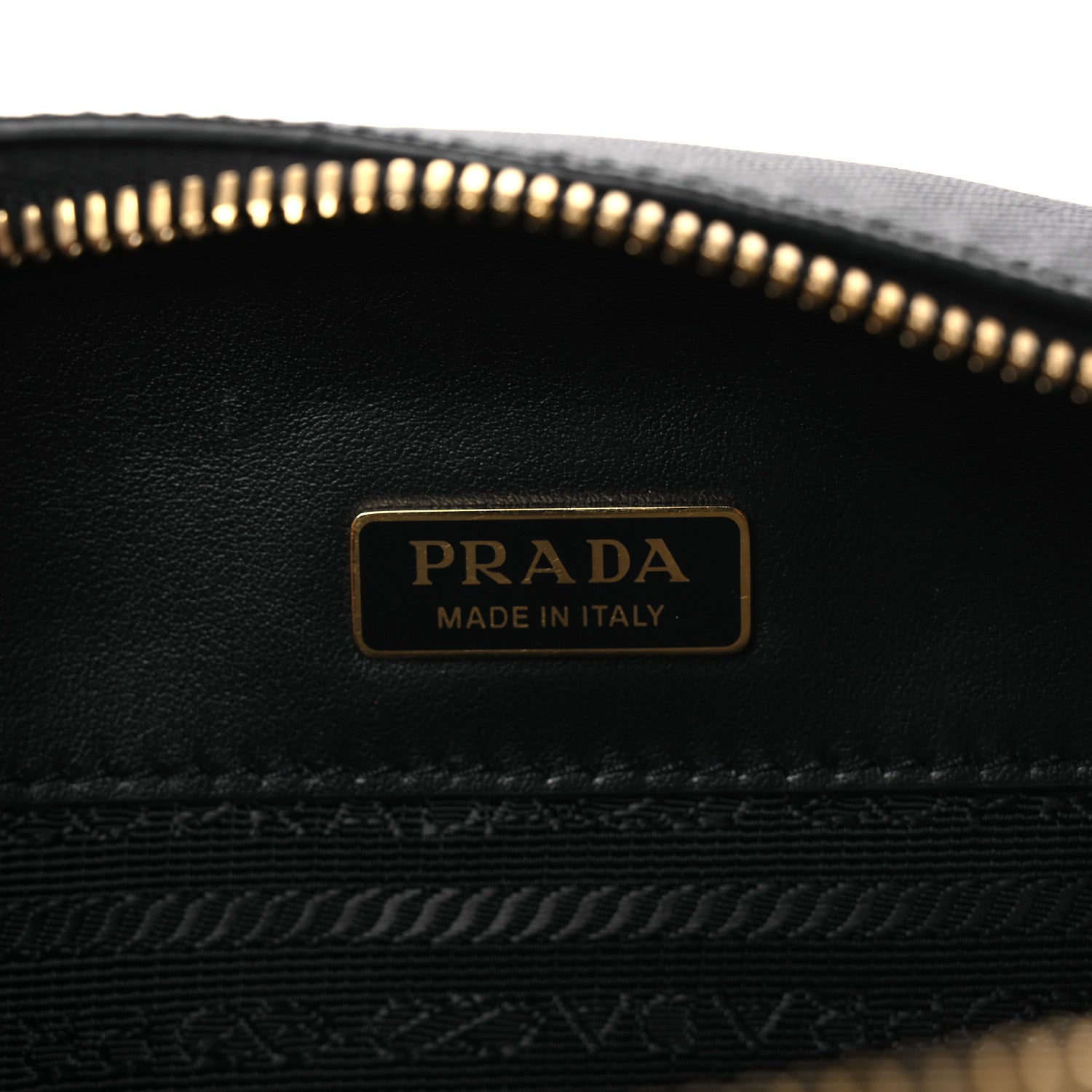 Prada Saffiano Lux Odette Belt Bag Black 5 of 9