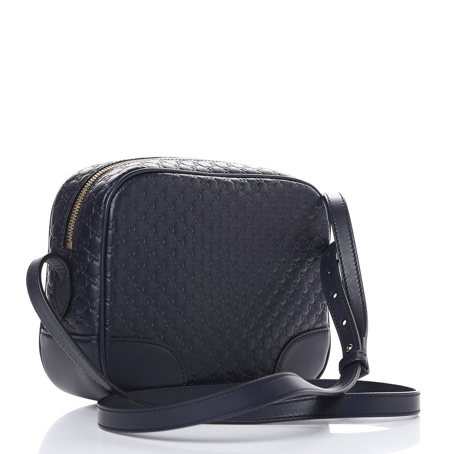 Soft Microguccissima Mini Bree Messenger Bag Blue