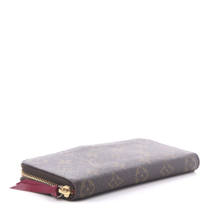 Louis Vuitton Monogram Clemence Wallet Fuchsia 3 of 5