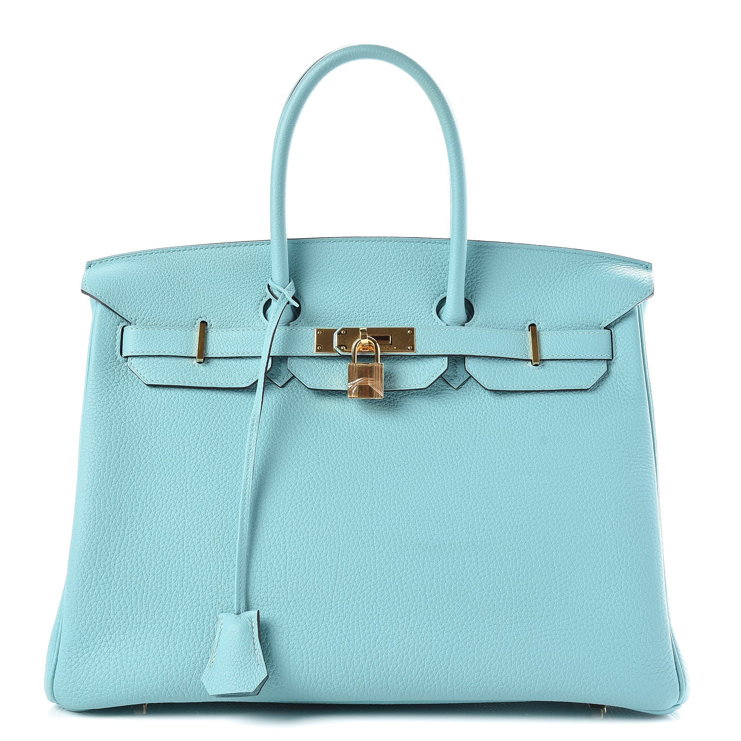 Hermes Togo Birkin 35 Bleu Atoll 1 of 36