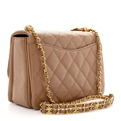Chanel Caviar Quilted Coco First Flap Beige 3 of 11