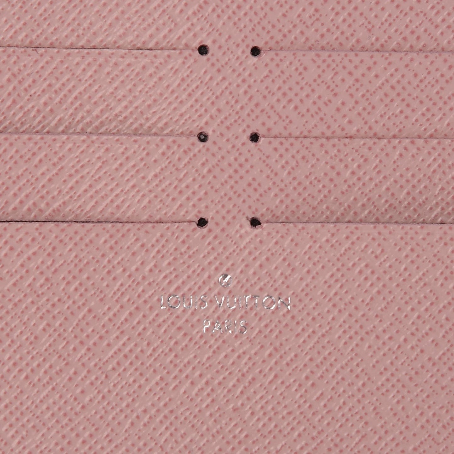 Calfskin Felicie Card Holder Insert Rose Ballerine