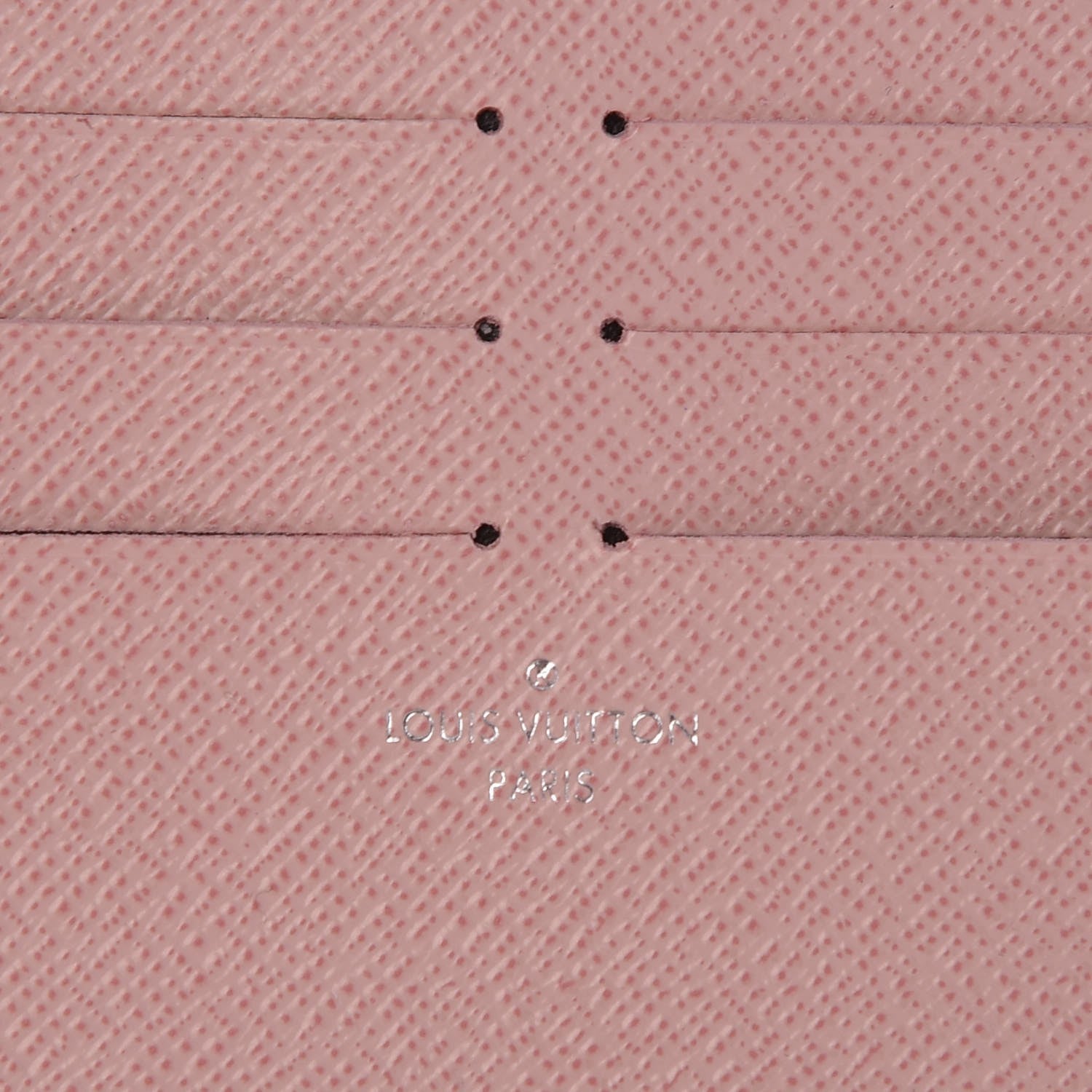 Louis Vuitton Calfskin Felicie Card Holder Insert Rose Ballerine 6 of 6