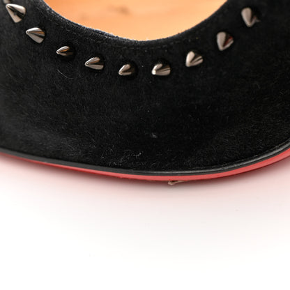 Christian Louboutin Veau Velours Anjalina 100 Pumps 39 Black 11 of 19