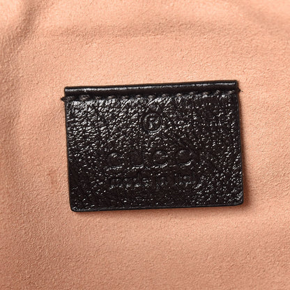 Gucci Azalea Calfskin Matelasse Heart GG Marmont Zip Pouch Black 6 of 10