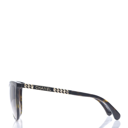 Chanel Chain Sunglasses 5352 Dark Tortoise 2 of 6