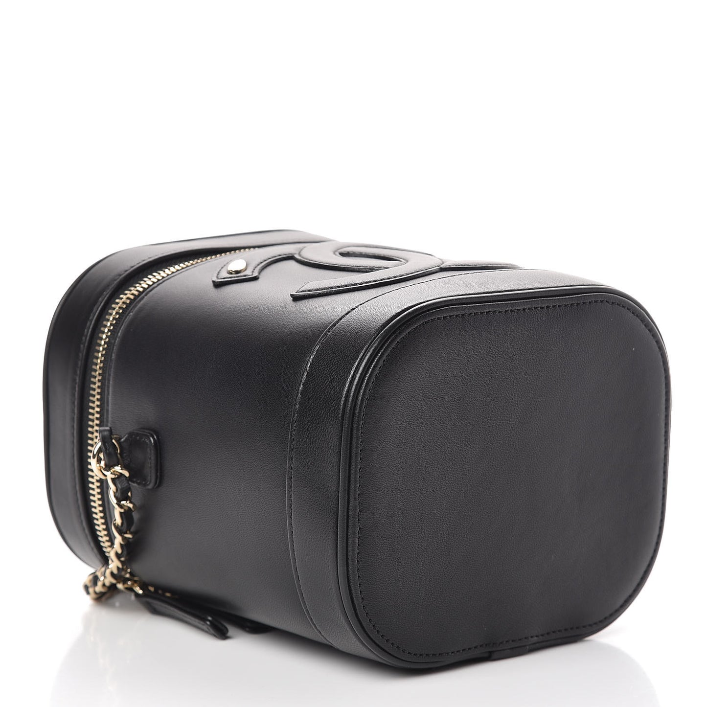 Lambskin Timeless Vanity Cosmetic Case Black
