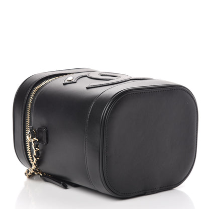 Chanel Lambskin Timeless Vanity Cosmetic Case Black 4 of 10