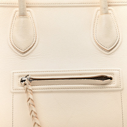 Celine Grained Calfskin Medium Phantom Luggage Cream 5 of 7