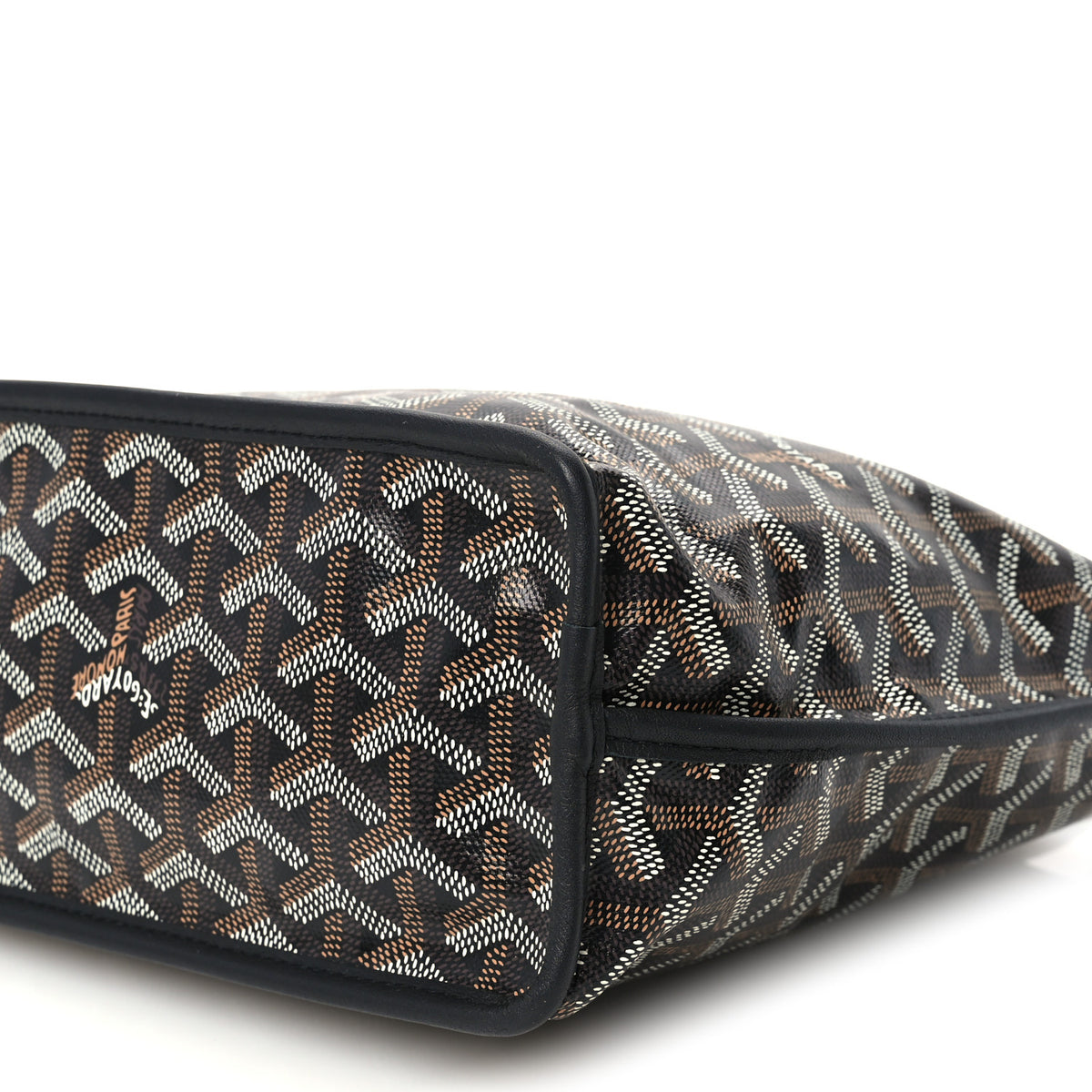 Goyardine Reversible Mini Anjou Black