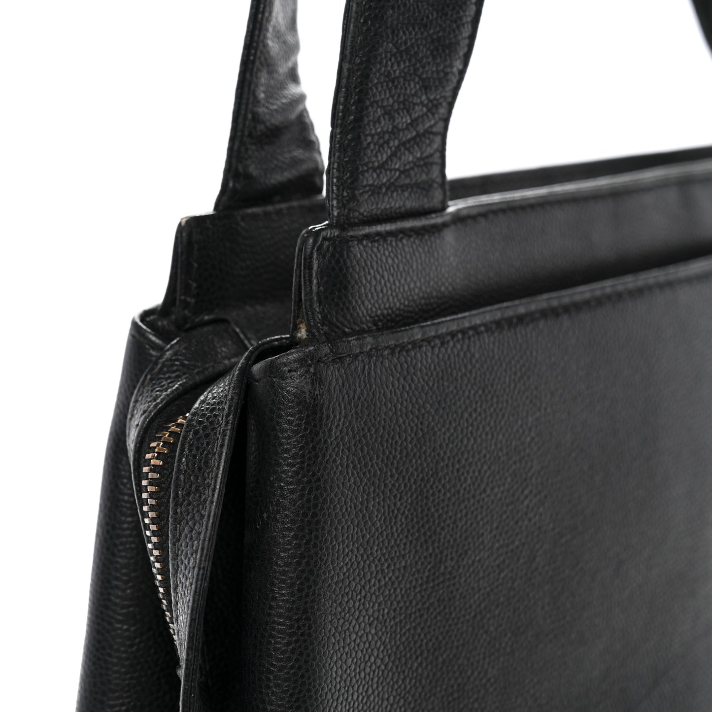 Caviar CC Shoulder Bag Black