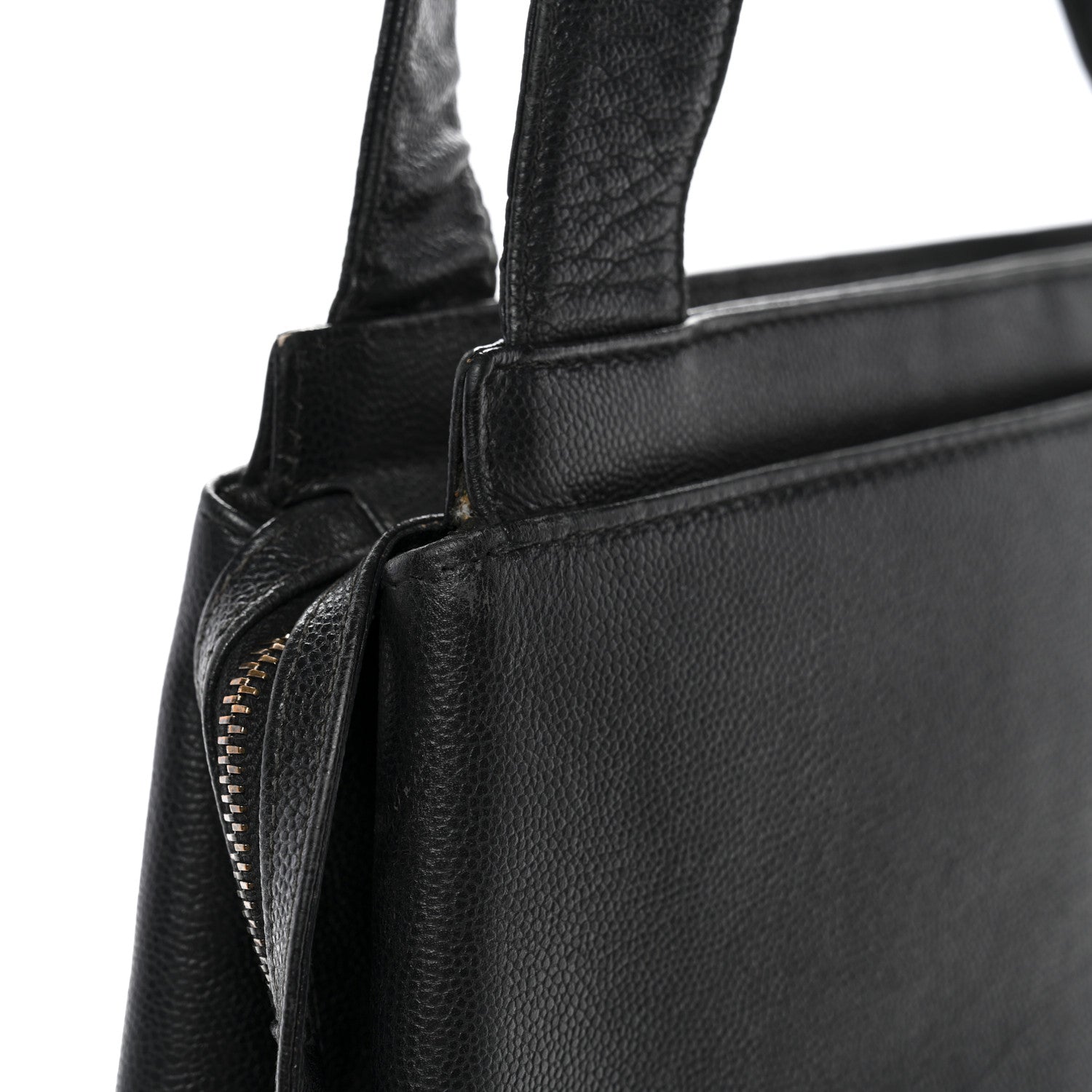 Chanel Caviar CC Shoulder Bag Black 12 of 15