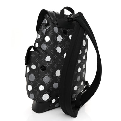 Louis Vuitton LV X YK Monogram Eclipse Dots Christopher MM Backpack Black 3 of 9