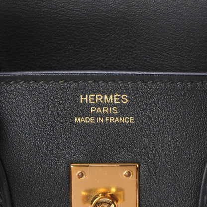 Hermes Swift Birkin 25 Vert Fonce 10 of 34