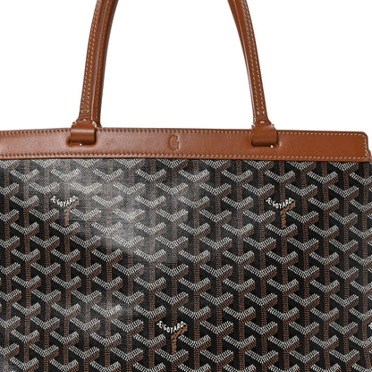 Goyard Goyardine Bellechasse Biaude Tote MM Black Gold 7 of 10