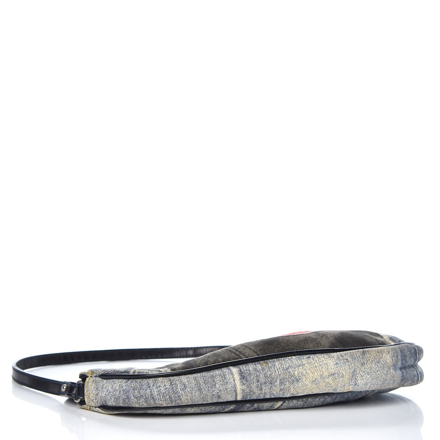 Christian Dior Denim Speedyway Mini Saddle Pochette 4 of 11