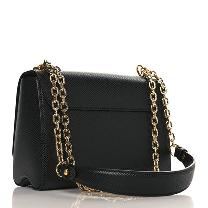 Louis Vuitton Epi Twist Shoulder Bag MM Black 3 of 9