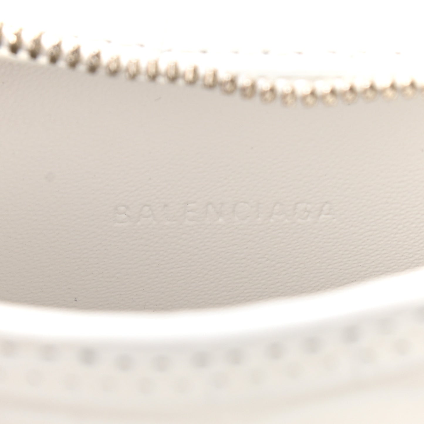 Extra Supple Calfskin Crocodile Embossed Neo Classic Silver Hardware Super Nano City Crossbody White