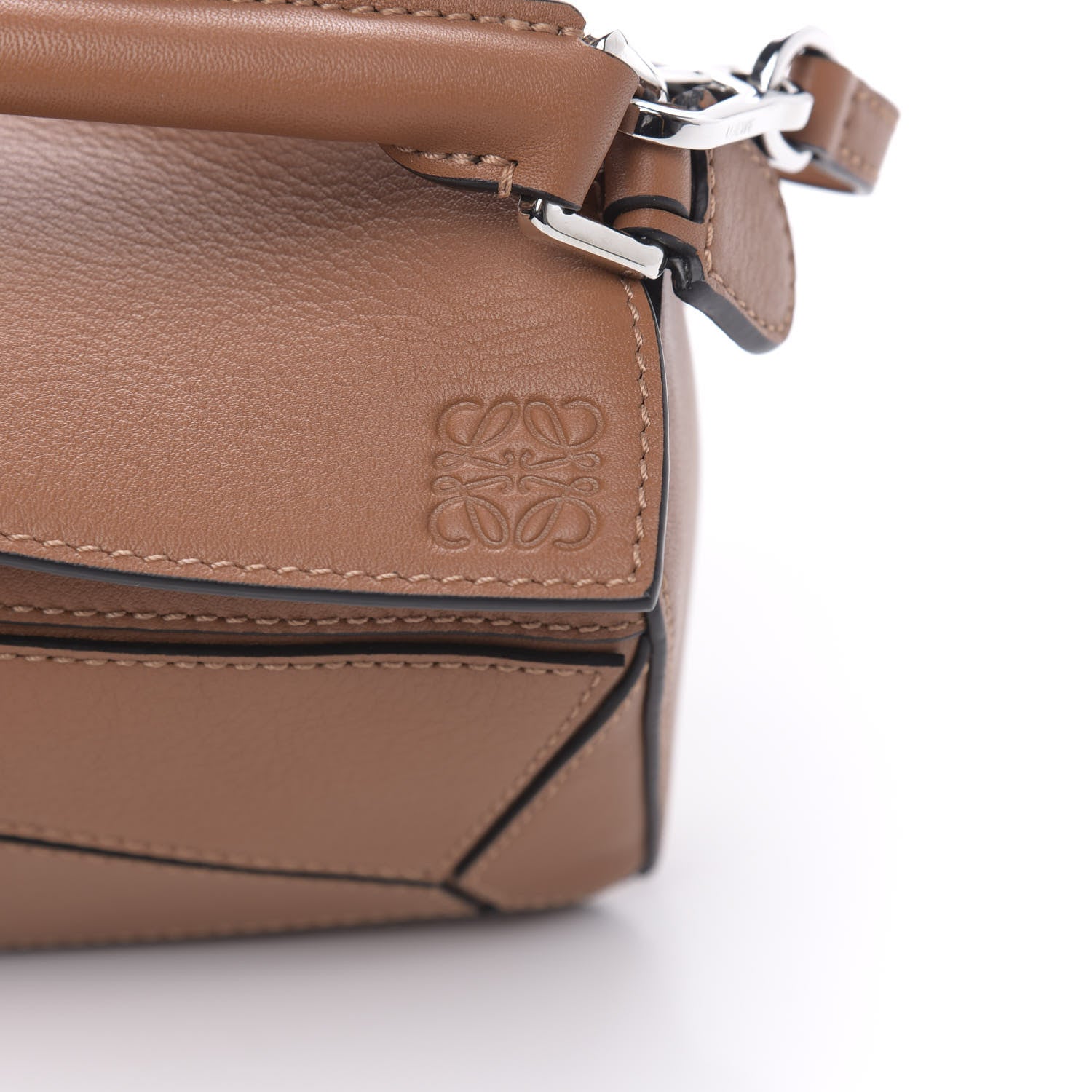 Loewe Calfskin Mini Puzzle Bag Tan 8 of 10