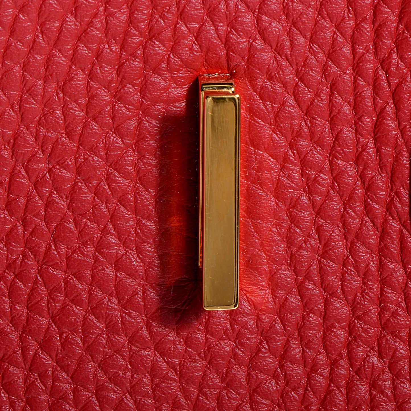 Taurillon Clemence Horseshoe Bi-Color Birkin 30 Rouge Garance and Orange