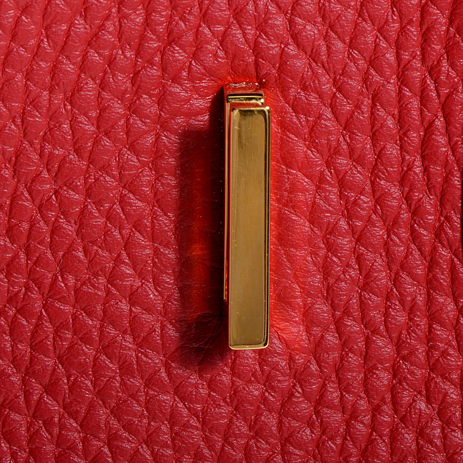 Hermes Taurillon Clemence Horseshoe Bi-Color Birkin 30 Rouge Garance and Orange 19 of 23