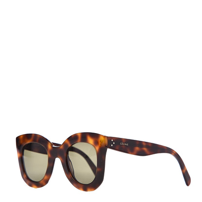 Celine Acetate Marta Sunglasses CL 41093/S Tortoise 1 of 8