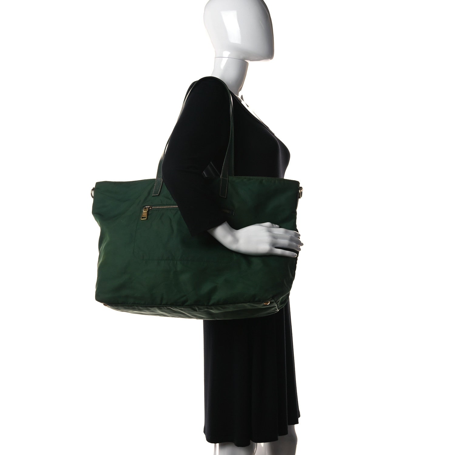 Prada Saffiano Tessuto Nylon Tote Mimetico 2 of 20