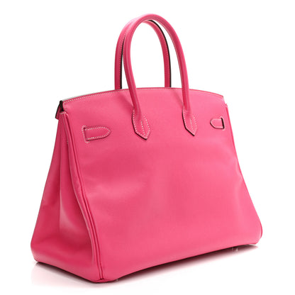 Hermes Epsom Birkin 35 Rose Tyrien 3 of 10