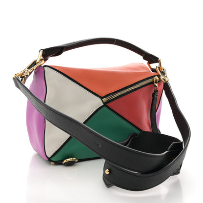 Loewe Calfskin Small Puzzle Bag Multicolor Black 3 of 11