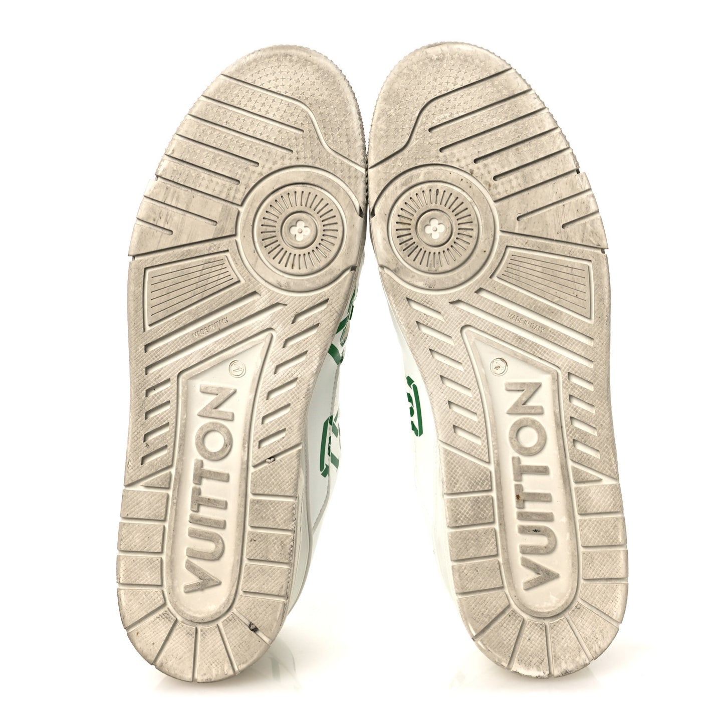 Mens LV Trainer Sneakers 10.5 Green