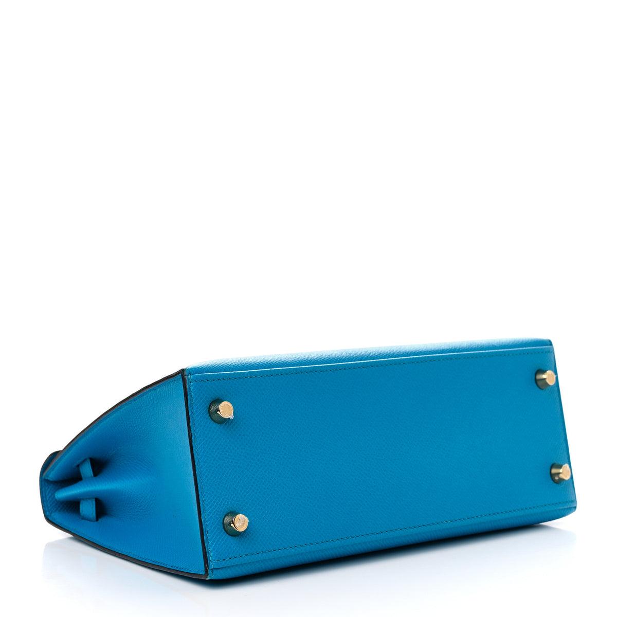 Hermes Epsom Kelly Sellier 25 Bleu Frida 4 of 12