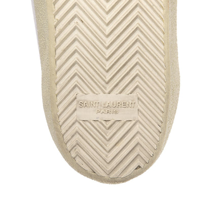 Saint Laurent Distressed Canvas Court Classic Sneakers 40 White 7 of 10