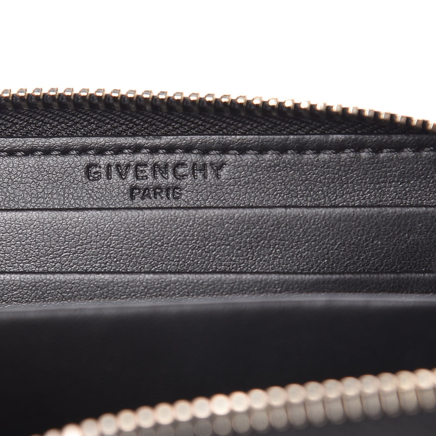Givenchy Textured Coated Canvas Iconic Bambi Print Mini Zip Wallet Black 6 of 8