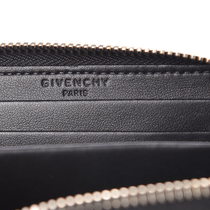 Givenchy Textured Coated Canvas Iconic Bambi Print Mini Zip Wallet Black 6 of 8