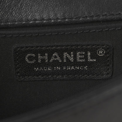 Chanel Lambskin Pleated Small Boy Flap Black 6 of 10