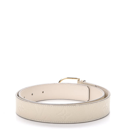 Louis Vuitton Empreinte Gracieuse 30mm Belt 85 34 Neige 3 of 9