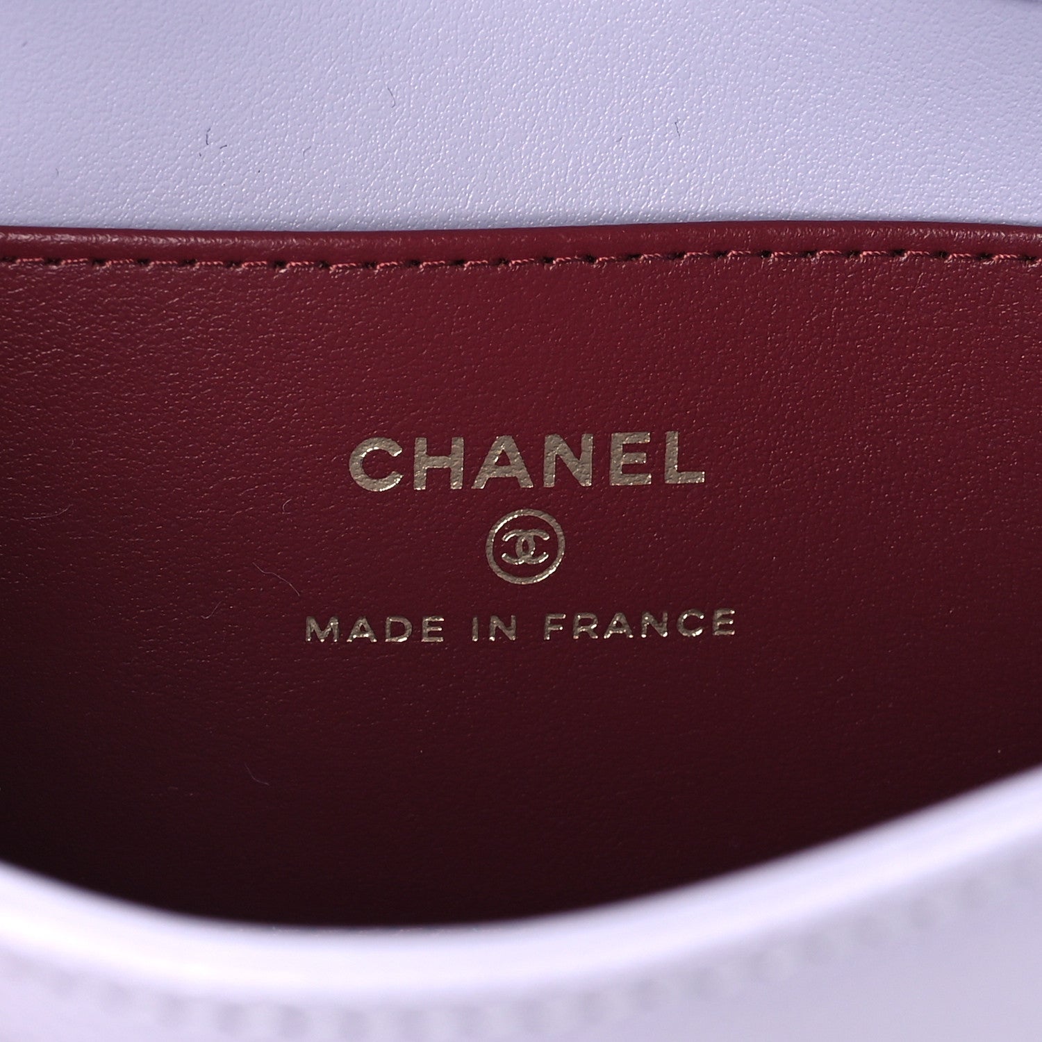 Chanel Shiny Caviar Mini Preppy Coco Shoulder Bag Purple 5 of 10