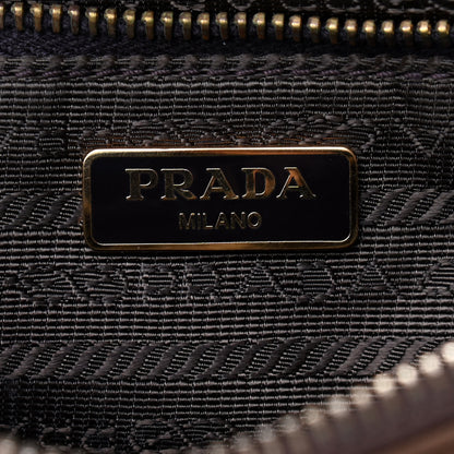 Prada Nylon Vela Saffiano Flat Flap Messenger Bag Corinto 6 of 9