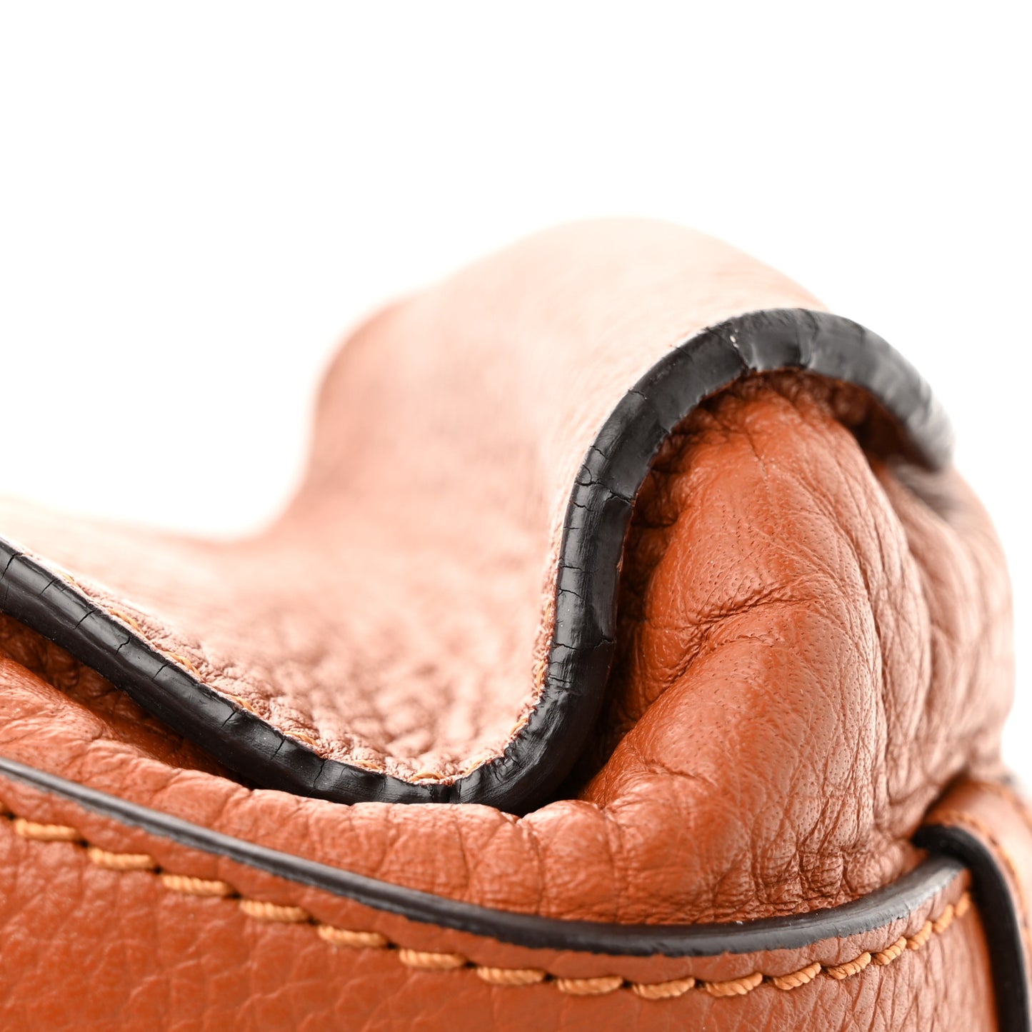 Calfskin Mini Marcie Round Crossbody Bag Tan