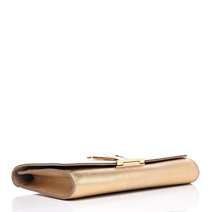 Louis Vuitton Calfskin Neo Sobe Louise EW Clutch Gold 4 of 13