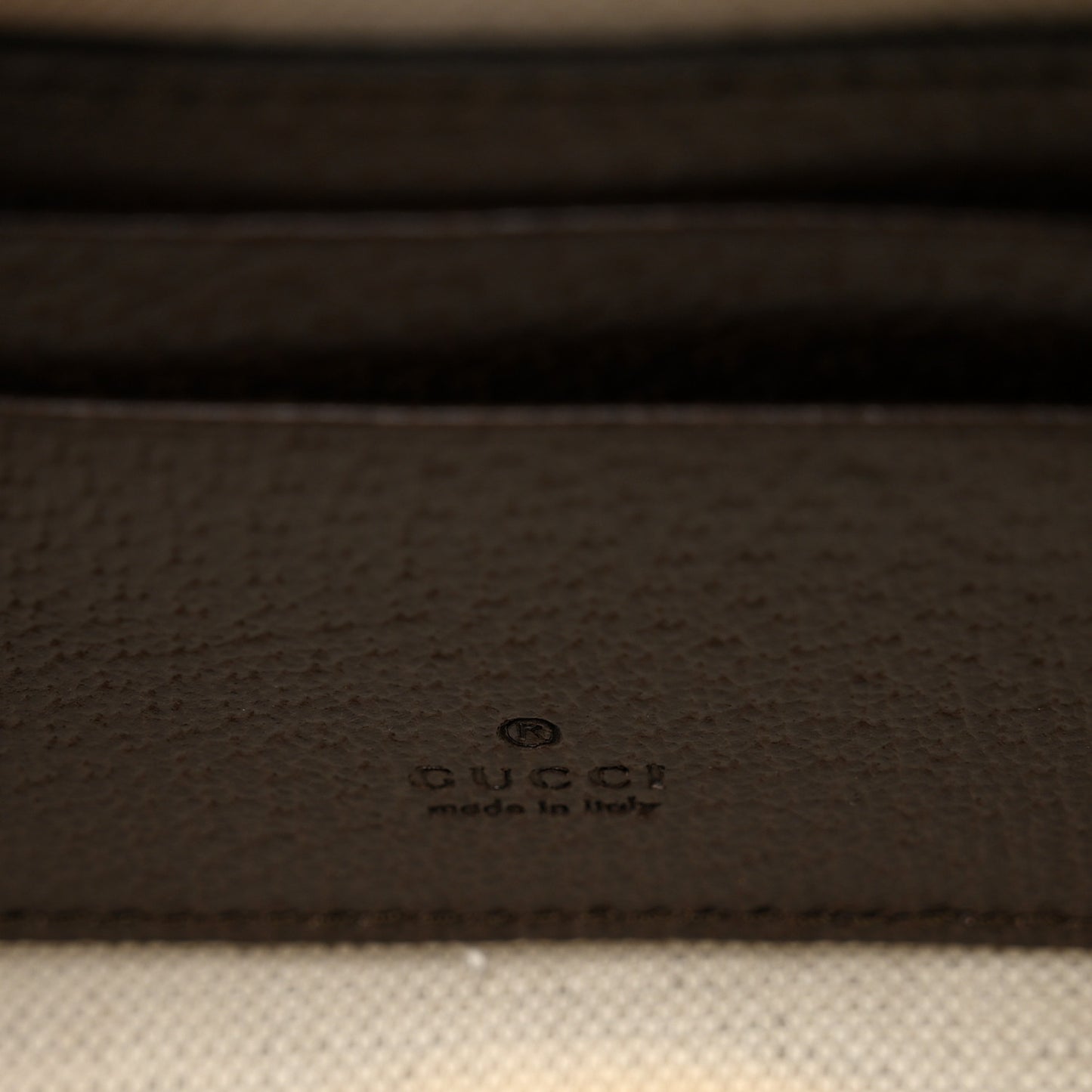 GG Supreme Monogram Textured Dollar Calfskin Web Mini Ophidia Top Handle Bowler Bag Beige Ebony New Acero