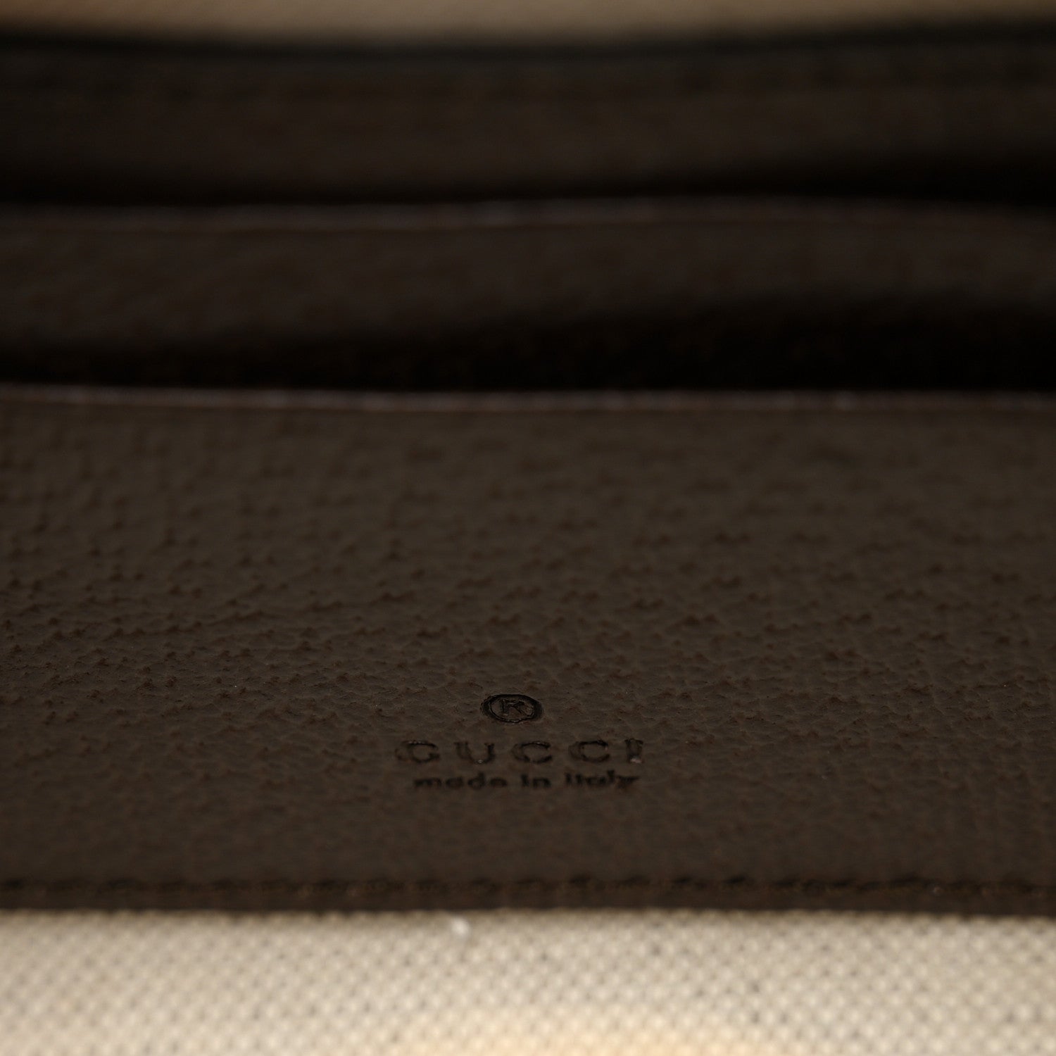 Gucci GG Supreme Monogram Textured Dollar Calfskin Web Mini Ophidia Top Handle Bowler Bag Beige Ebony New Acero 6 of 8