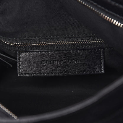 Balenciaga Chevre Silver Metallic Edge Hardware Velo Black 8 of 11