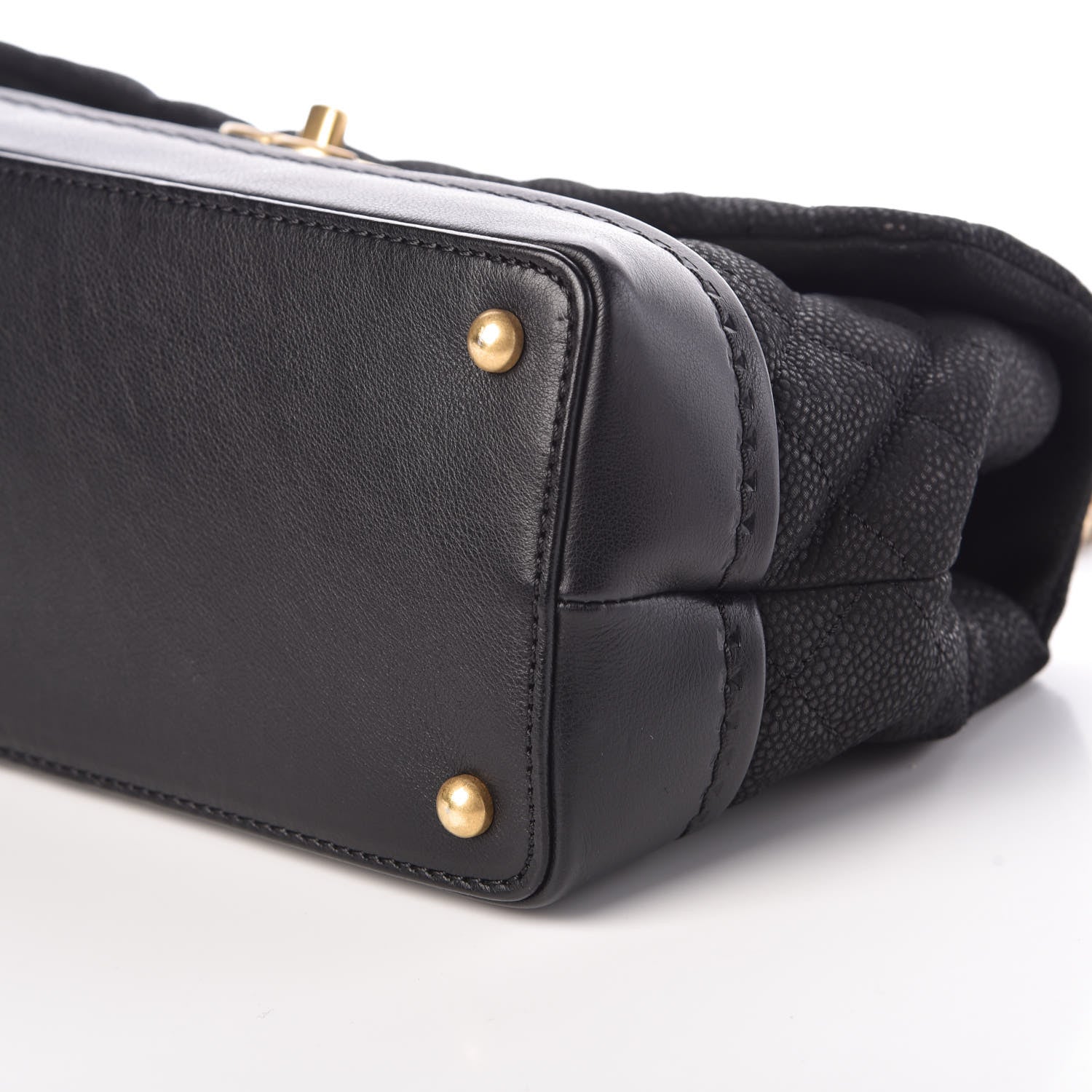 Chanel Iridescent Grained Calfskin Medium Globe Trotter Flap Black 6 of 9