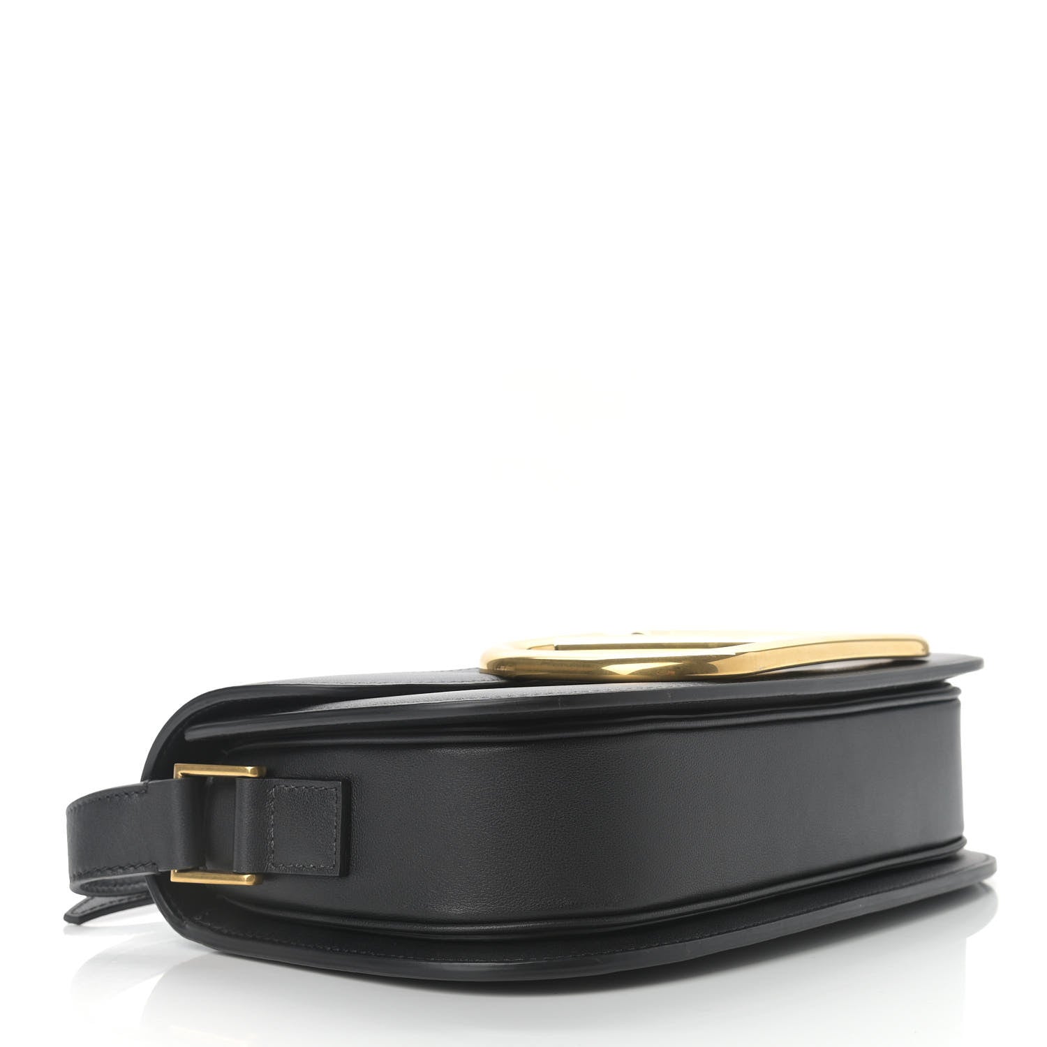 Valentino Garavani Smooth Calfskin Supervee Shoulder Bag Black 4 of 10