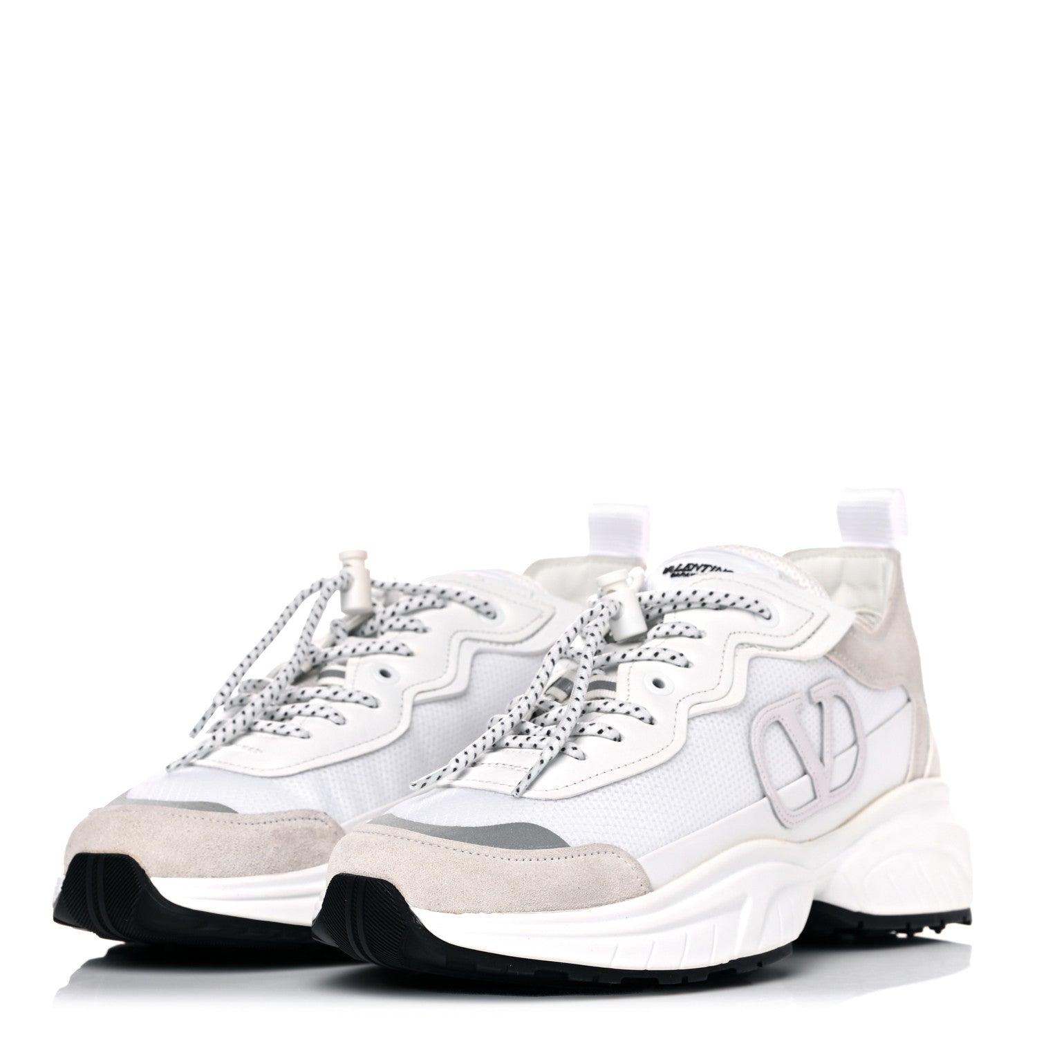 Valentino Garavani Calfskin Split Shegoes Sneakers 39.5 White 3 of 7