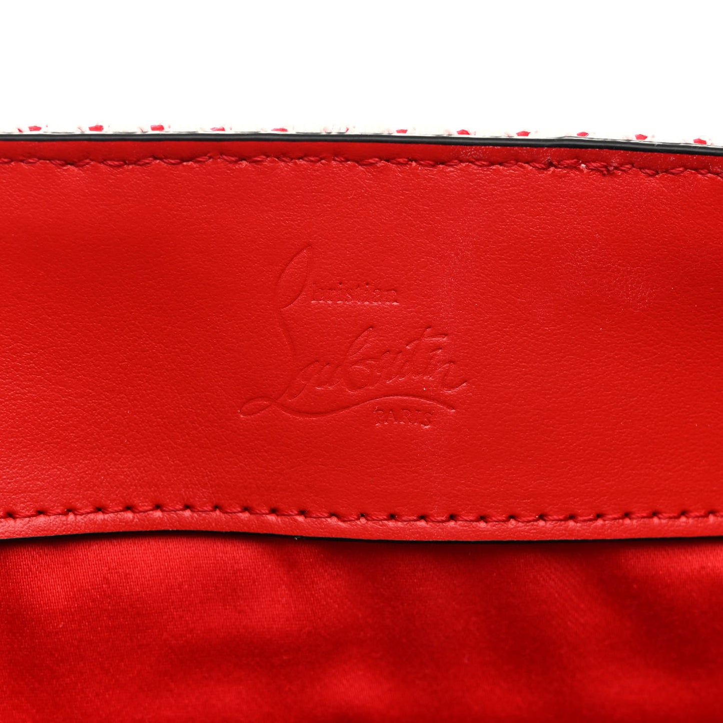 Calfskin Spiked Explorafunk Backpack White